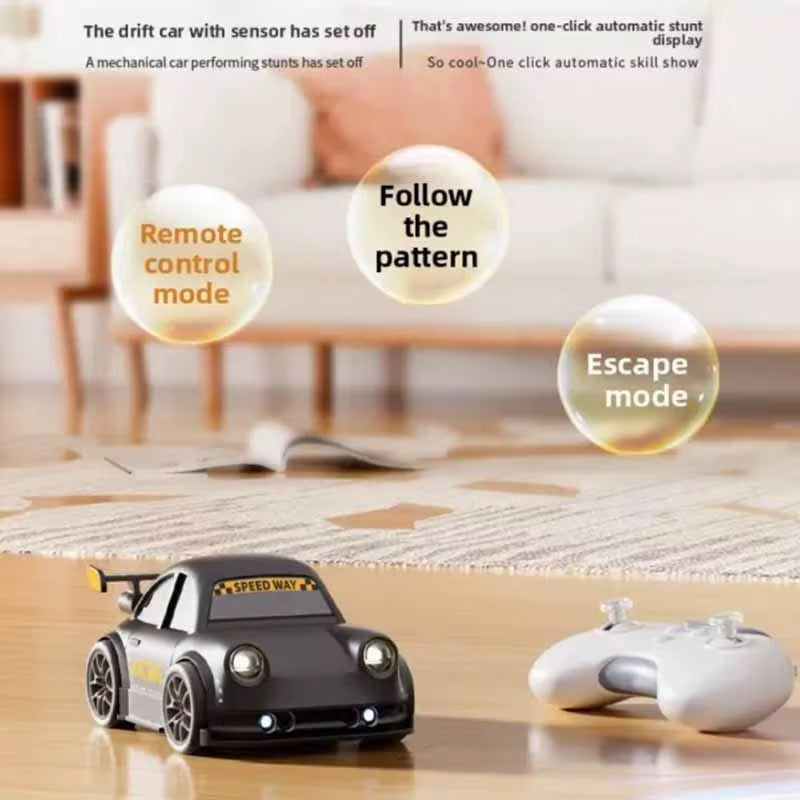 Kidtopia Mini Smart RC Drift Car – With Intelligent Follow, Escape & Remote Control Modes