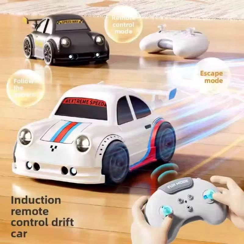 Kidtopia Mini Smart RC Drift Car – With Intelligent Follow, Escape & Remote Control Modes